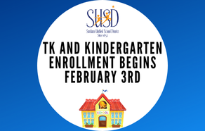  TK and Kindergarten Enrollment begins February 3rd